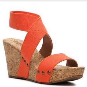 Lucky Brand Cork Wedges